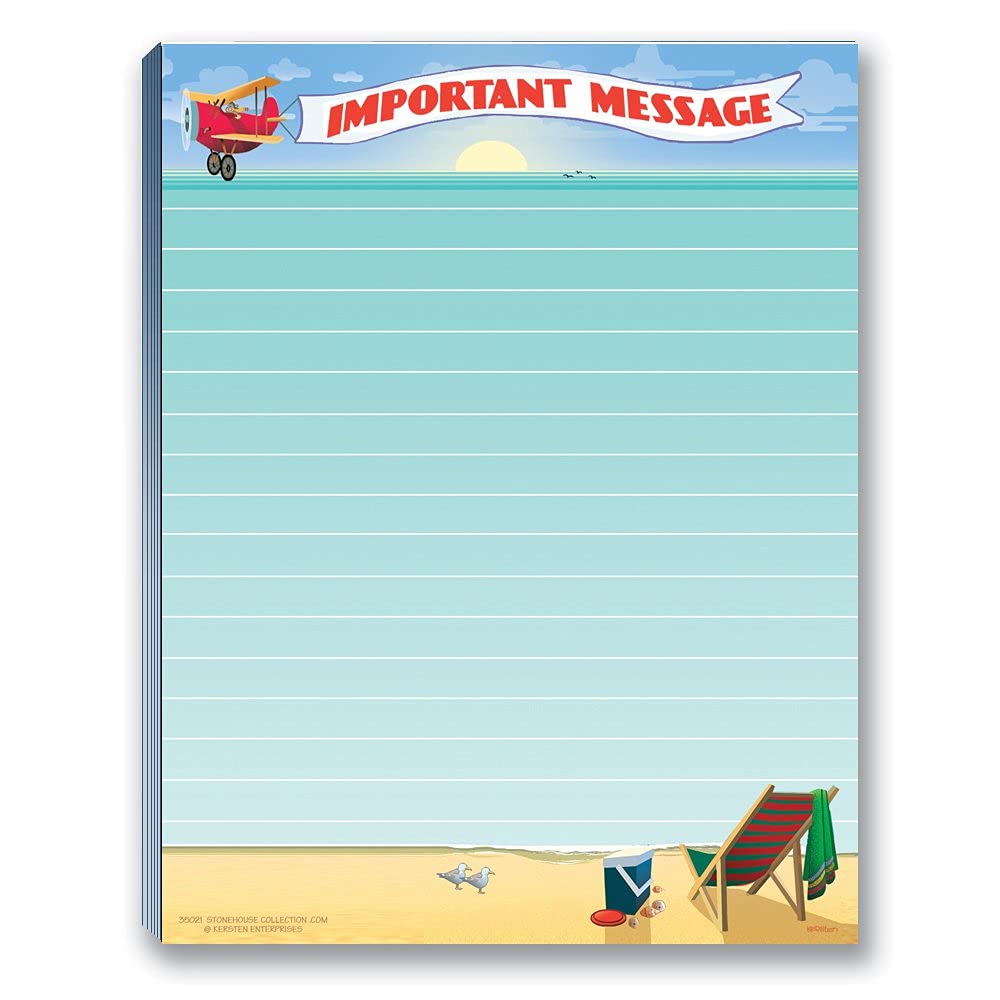 Stonehouse Collection Dock Sunset Christmas Card PLUS 4 Beach Notepads - Image 4