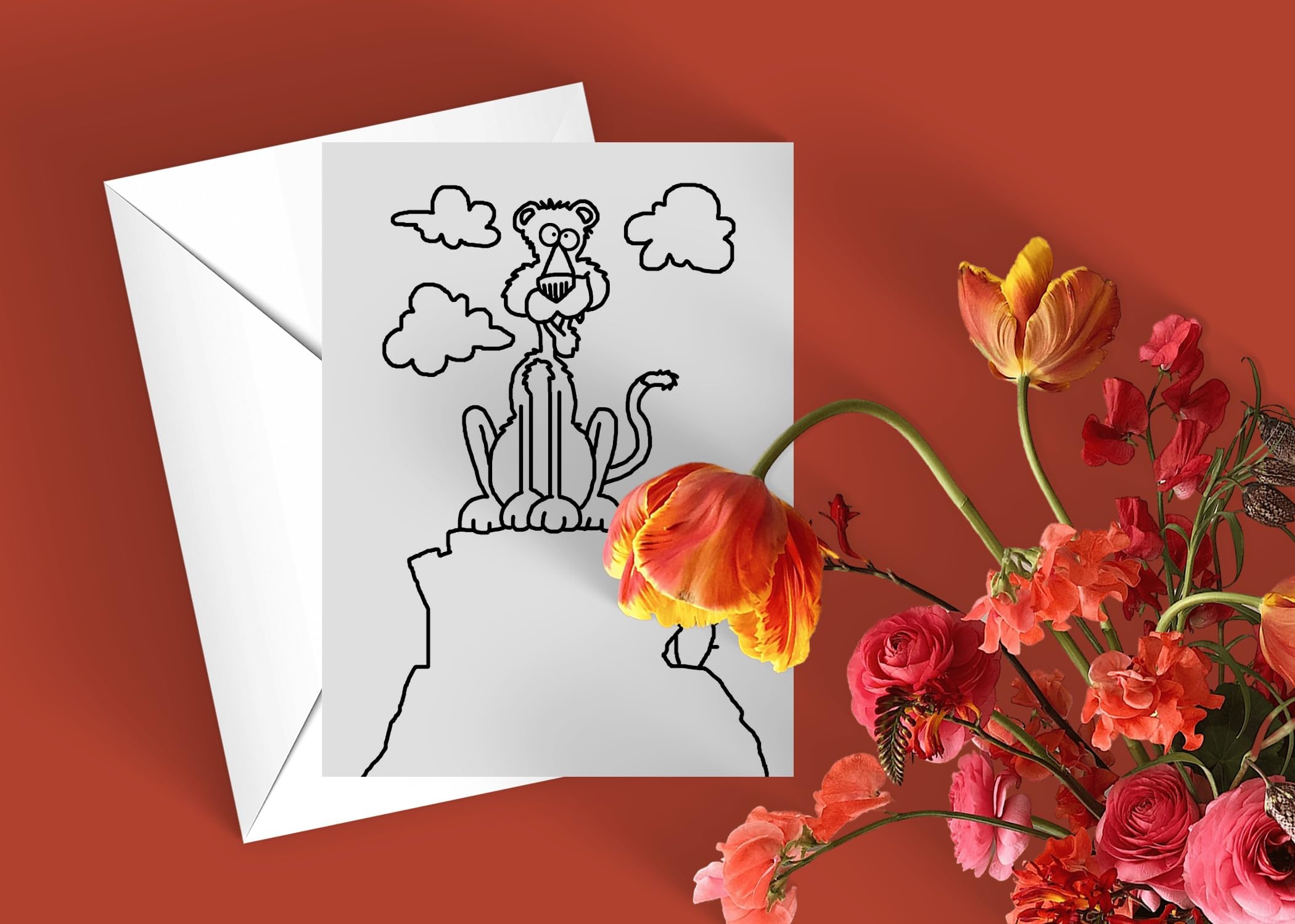 Stonehouse Collection Color-Your-Own Greeting Cards for Kids Pack of 12 6.25" x 4.5" Blank Inside Fun DIY Cards for Birthdays, Thank You Notes & More! (Assorted) - Image 8
