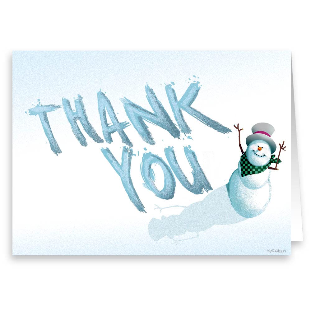 Stonehouse Collection Assorted Holiday Note Card Pack - Blank Winter Snowman Note Cards & Envelopes - Holiday Note Cards - USA Made - Image 7